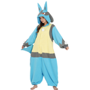 Pijama Kigurimi Lucario (ADULTO E INFANTIL) + BRINDE GRÁTIS