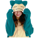 Pijama Kigurimi Snorlax (ADULTO E INFANTIL) + BRINDE GRÁTIS
