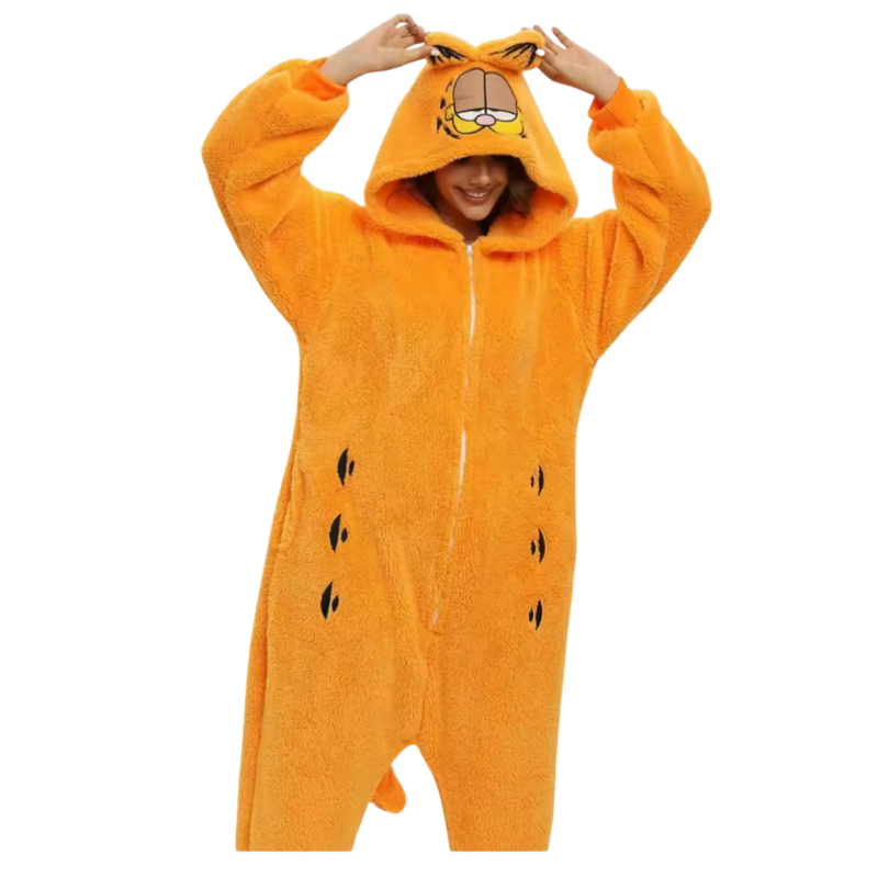 Pijama Kigurimi Garfield (ADULTO E INFANTIL) + BRINDE GRÁTIS