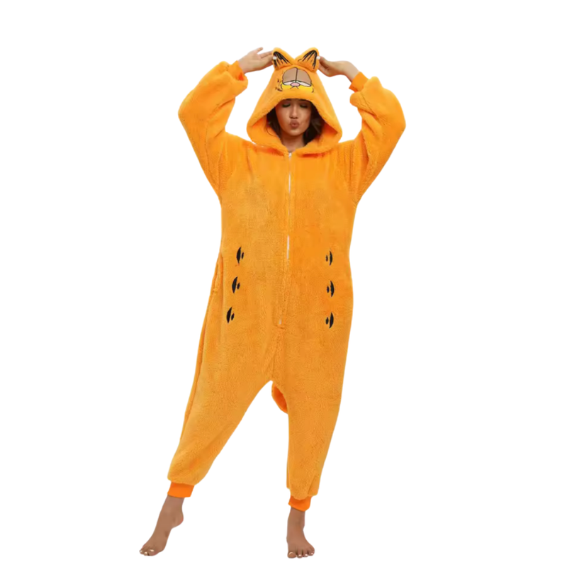 Pijama Kigurimi Garfield (ADULTO E INFANTIL) + BRINDE GRÁTIS