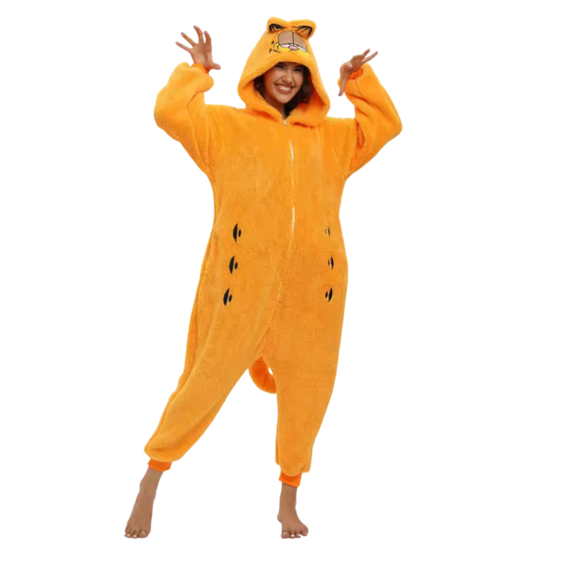 Pijama Kigurimi Garfield (ADULTO E INFANTIL) + BRINDE GRÁTIS