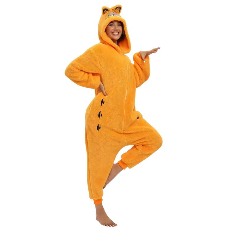Pijama Kigurimi Garfield (ADULTO E INFANTIL) + BRINDE GRÁTIS
